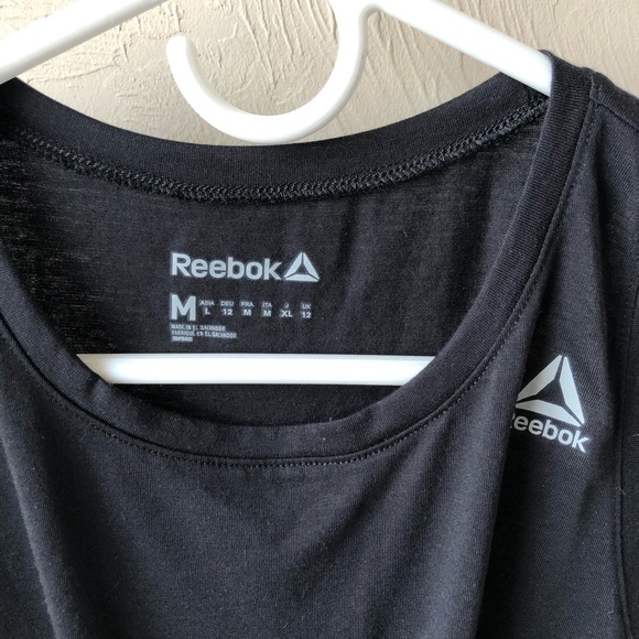 NWT Reebok Black Sport Jersey Tank - Picture 2 of 4